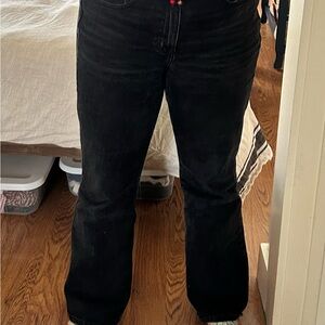 Universal Thread Black Flare Wide Leg Jeans